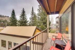 Brian Head Studio Condo with Balcony and Mountain View